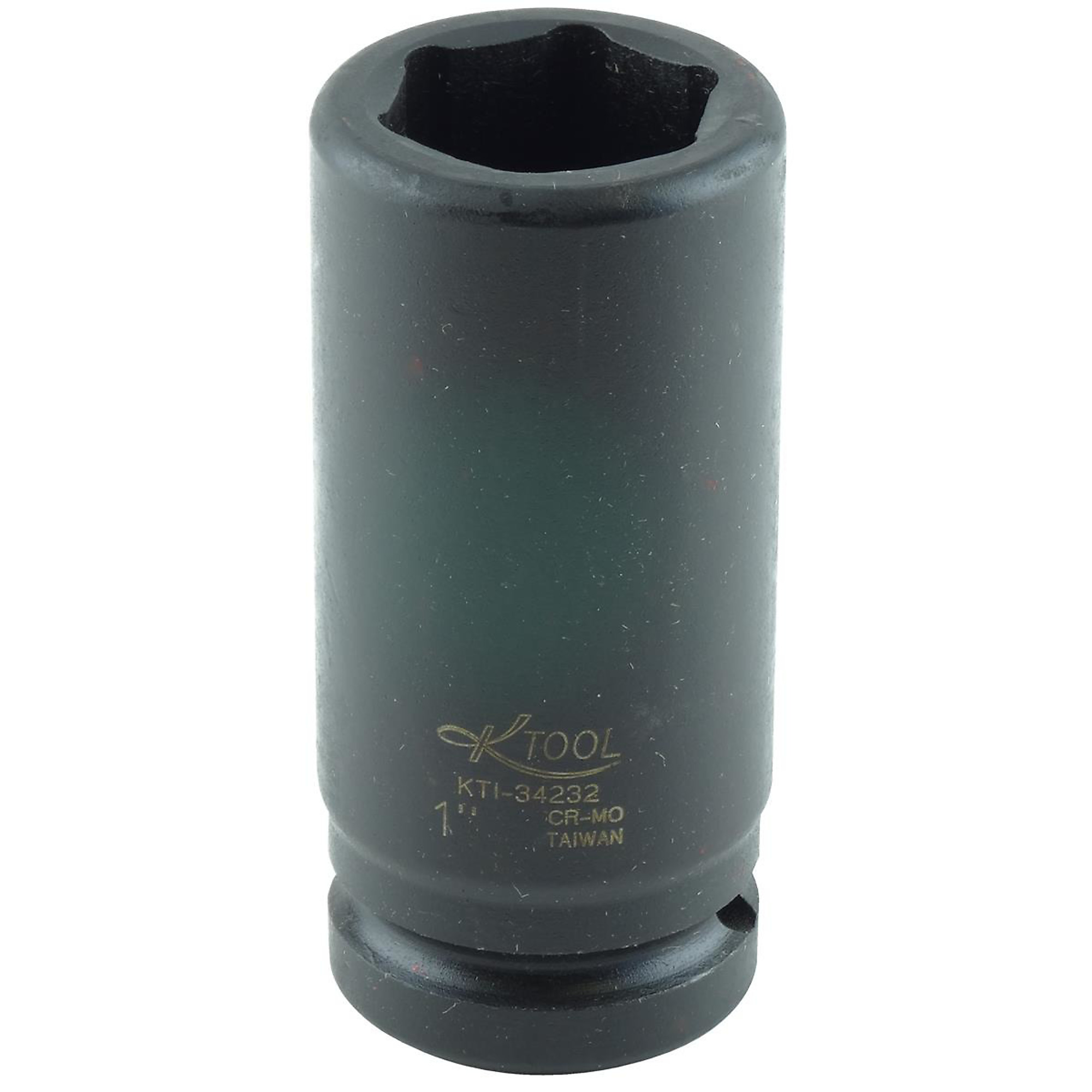 K Tool International 6-Point Deep Impact Socket — 1in., 3/4in. Drive, Chrome-Moly Steel, Model# KTI34232